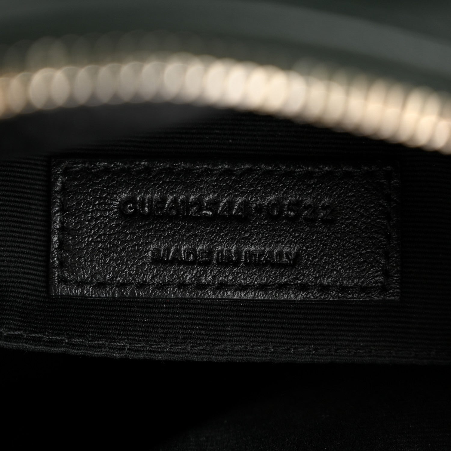 Saint Laurent Calfskin Matelasse Monogram Lou Camera Bag Military Green 7 of 10