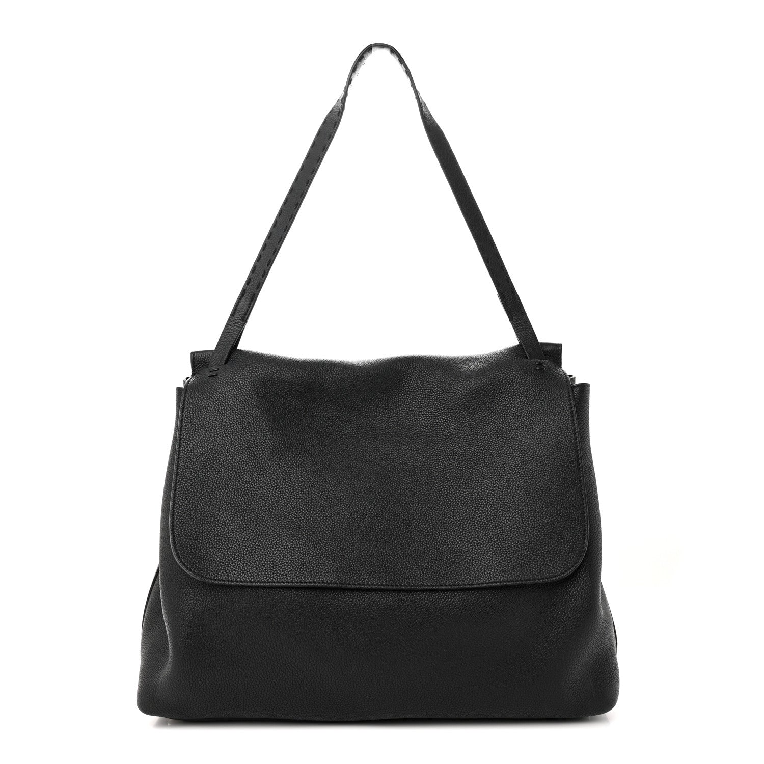 The Row Grained Calfskin Sidekick Black 1 of 12