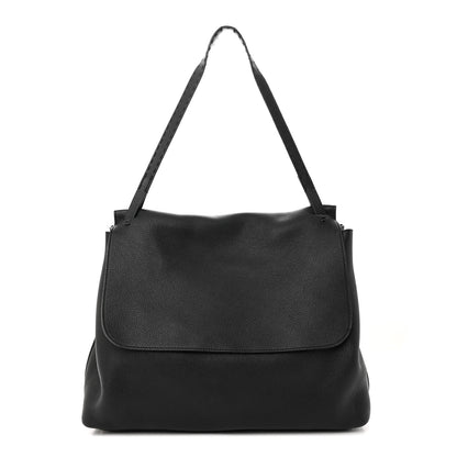 The Row Grained Calfskin Sidekick Black 1 of 12