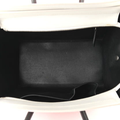 Celine Smooth Calfskin Mini Tri-Color Luggage Vermillion 4 of 17