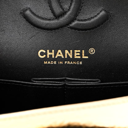 Chanel Hammered Metallic Calfskin Quilted Small Double Flap Gold 6 of 12