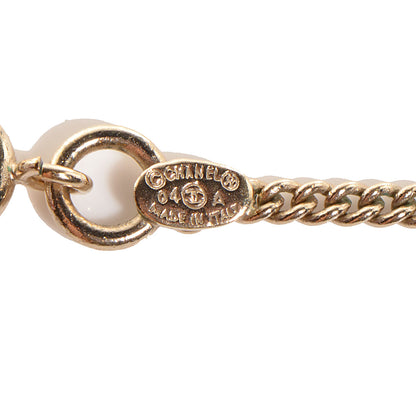 Chanel N°5 Perfume CC Necklace Gold 4 of 5