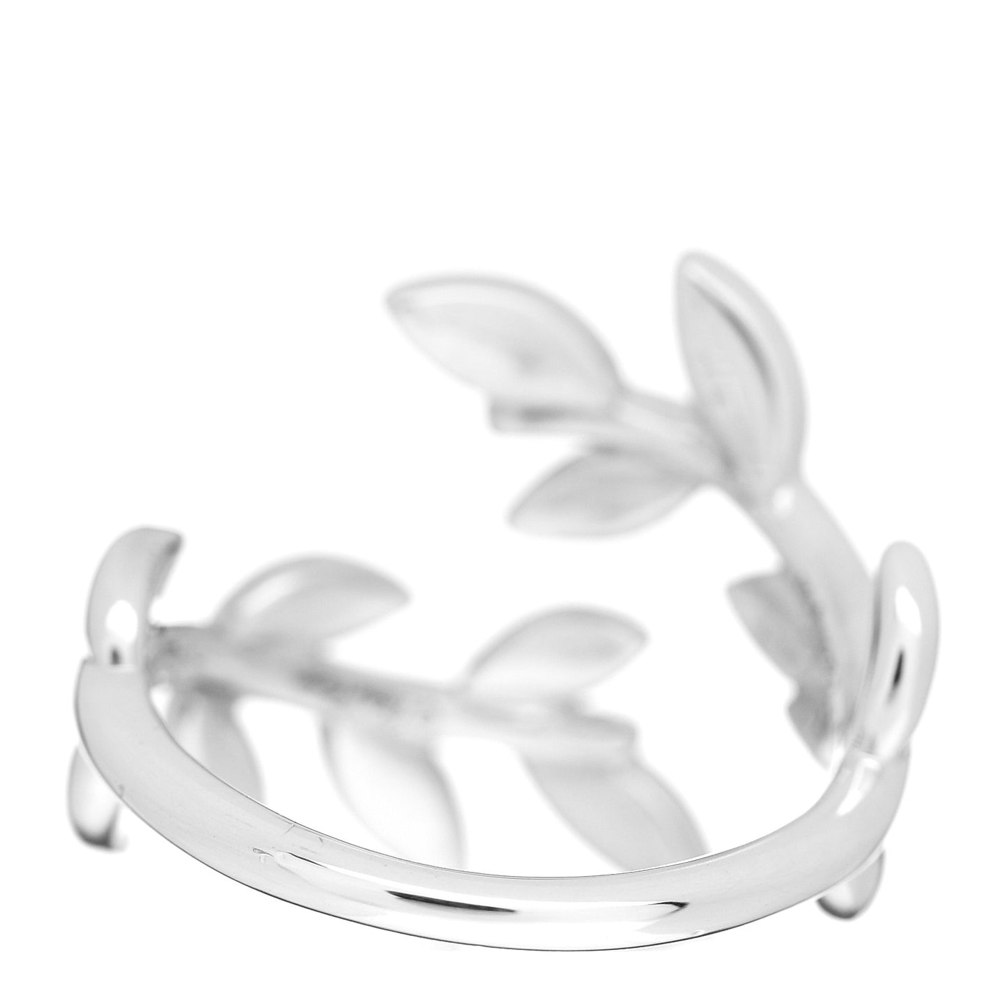 Sterling Silver Paloma Picasso Olive Leaf Bypass Ring 53 6.25