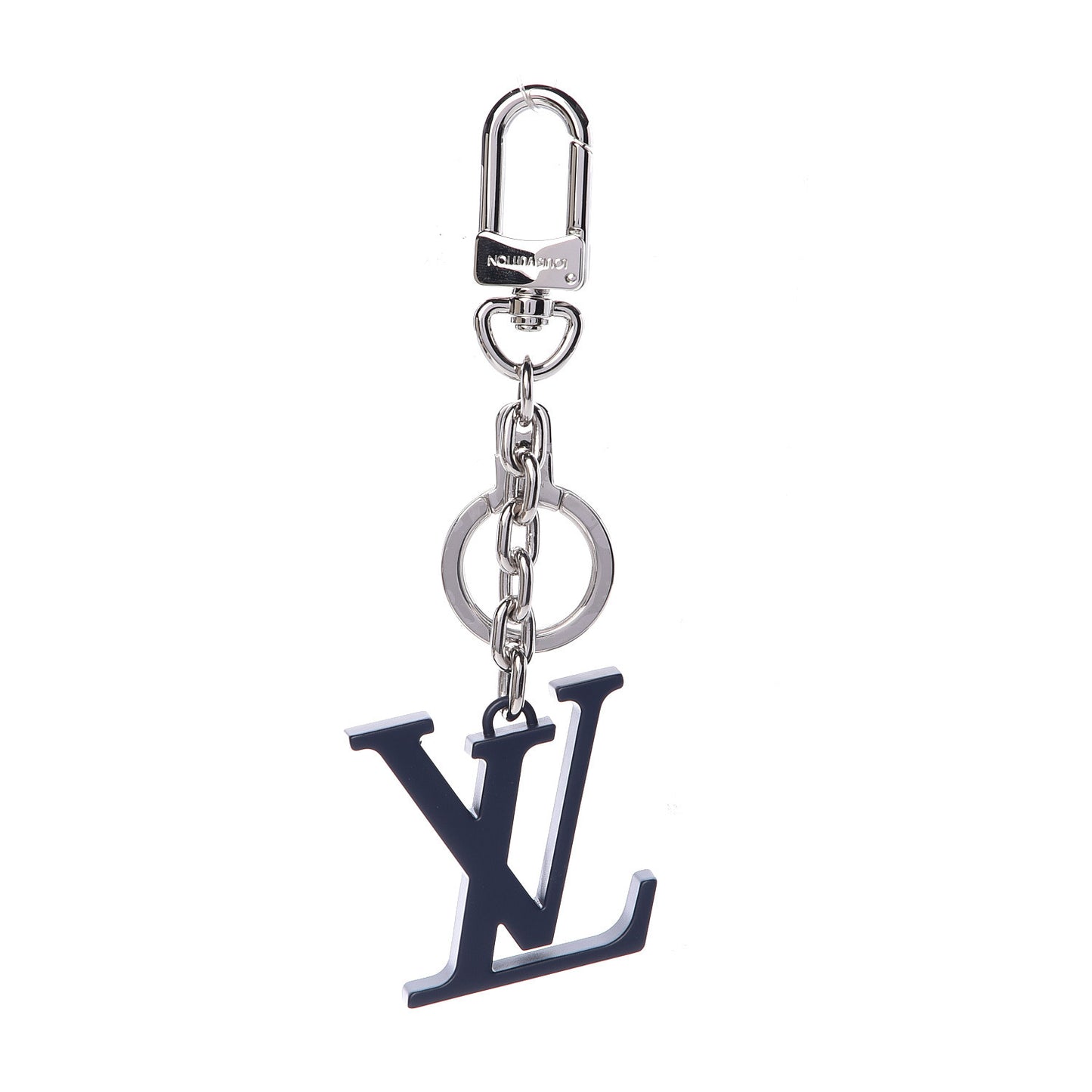 LV Bag Charm Key Holder Blue