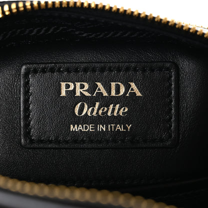 Prada Saffiano Lux Odette Crossbody Black 7 of 9