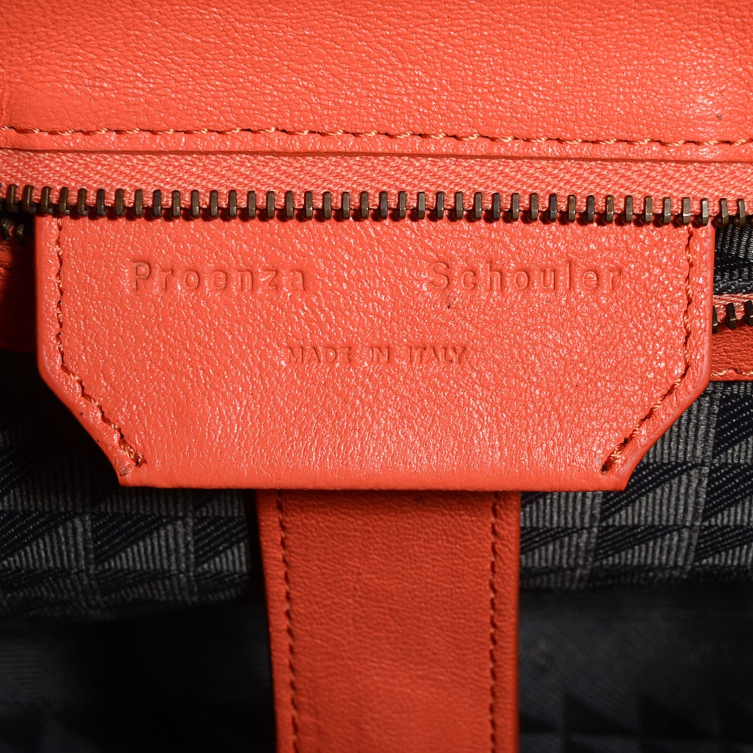 Proenza Schouler Lambskin Medium PS1 Satchel Grapefruit 11 of 15