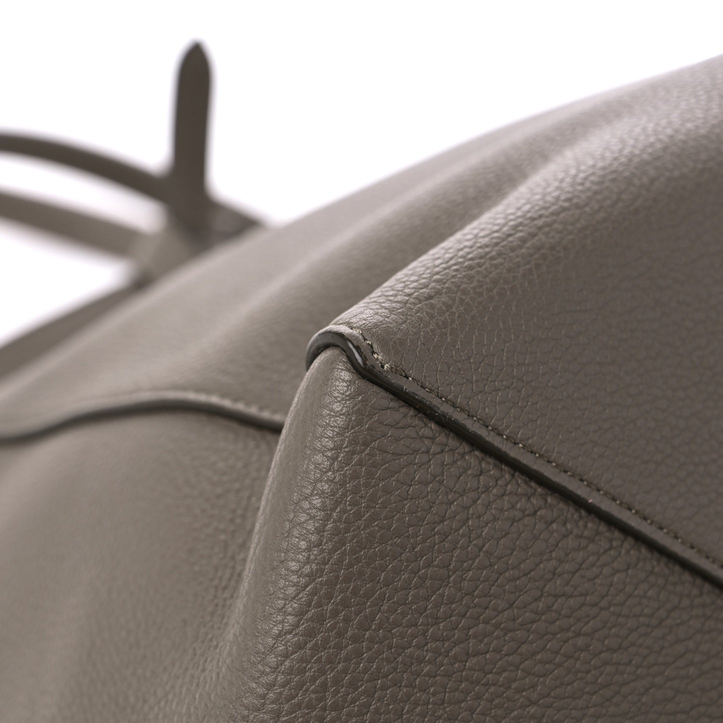 Soft Grained Calfskin Small Belt Cabas Phantom Taupe
