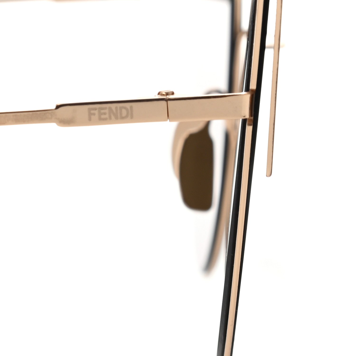 Fendi Iridia Sunglasses FF 0190 Gold Green 9 of 10