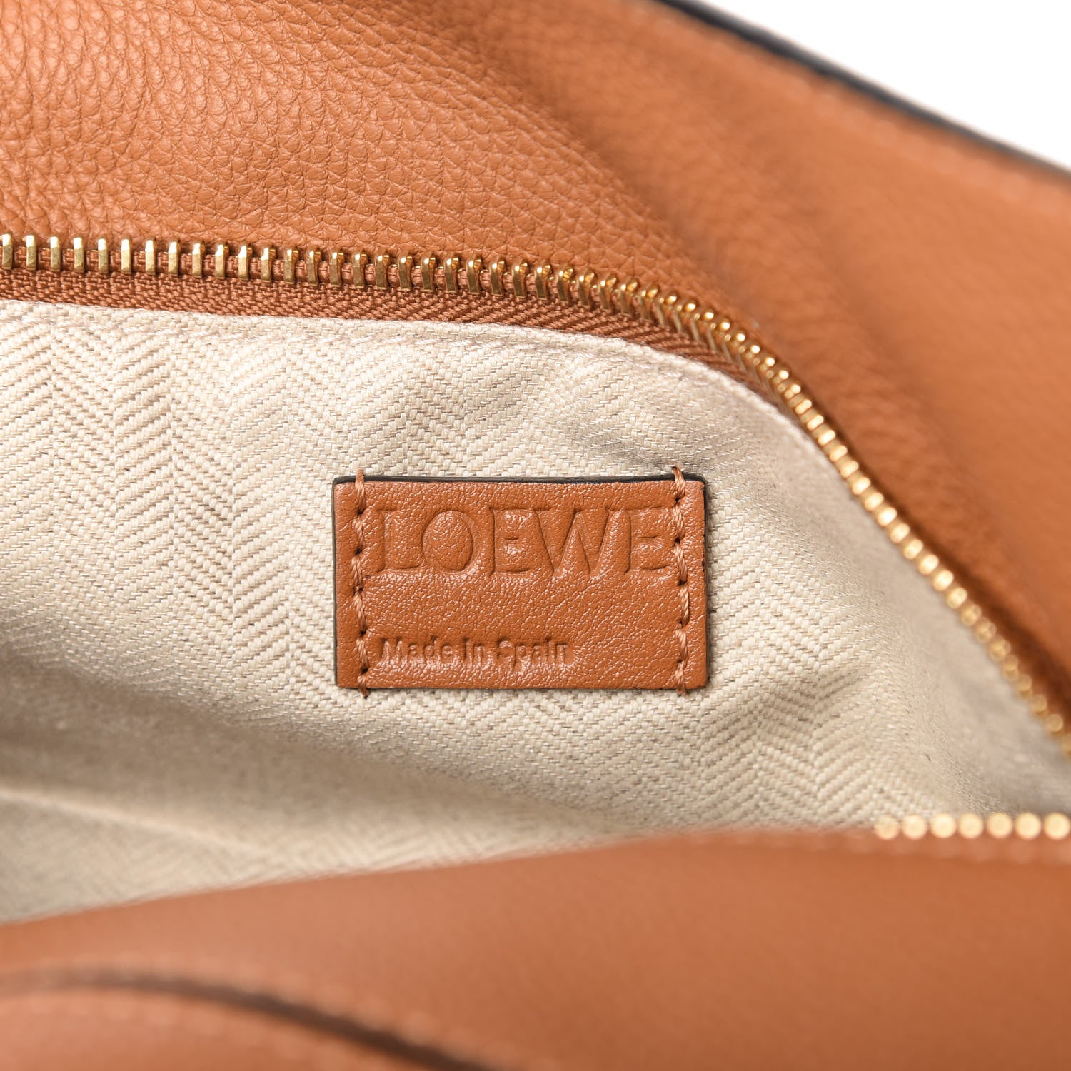 Loewe Calfskin Small Puzzle Bag Light Caramel 8 of 9