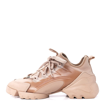 Christian Dior Neoprene Rubber Womens D-Connect Sneakers 37.5 Nude 1 of 8