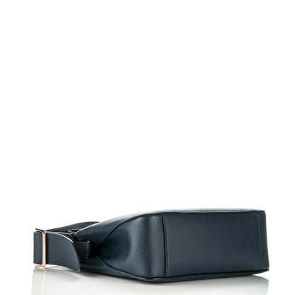 Burberry Soft Grain Calfskin Helmsley Crossbody Bag Blue Carbon 4 of 8