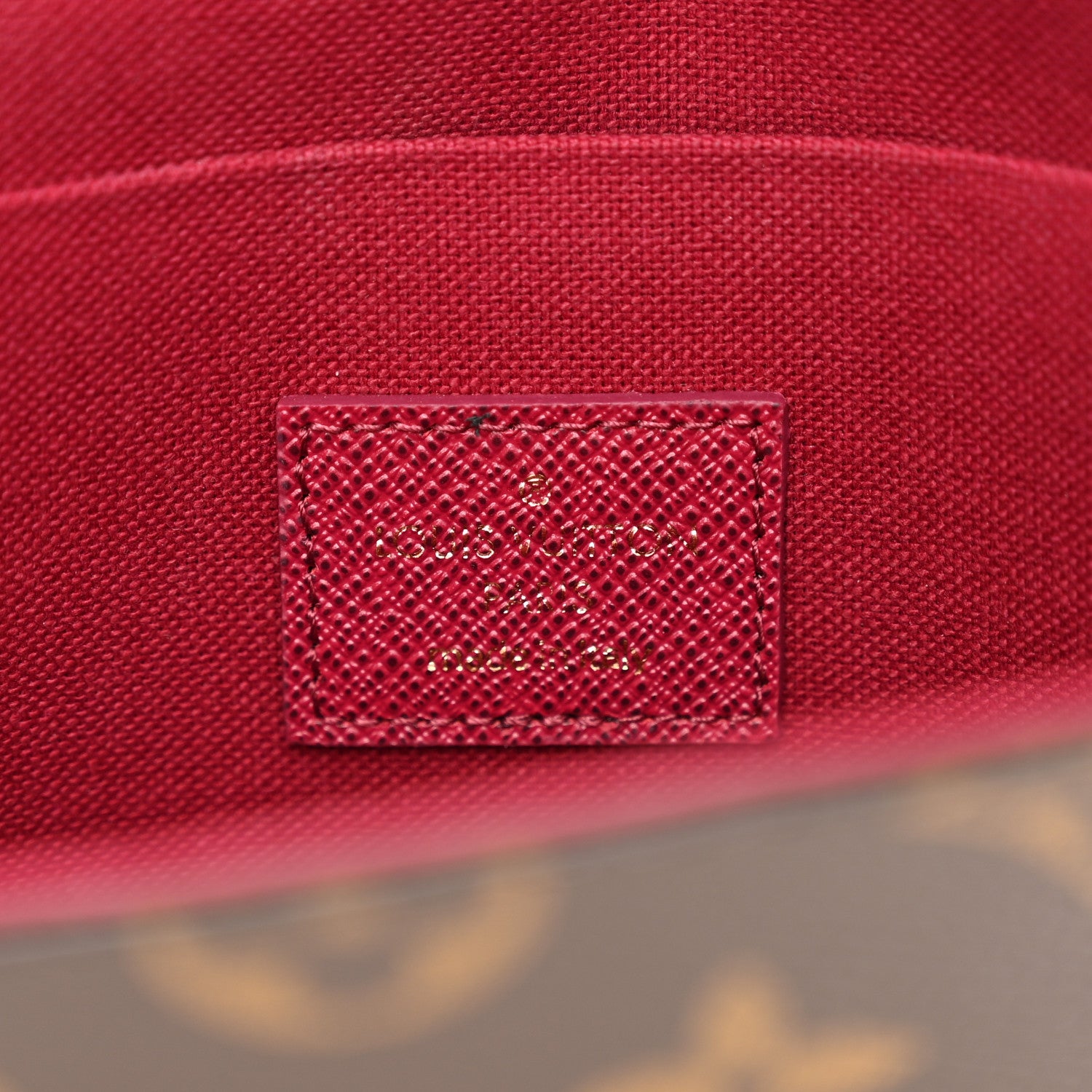 Louis Vuitton Monogram Pochette Felicie Chain Wallet Fuchsia 7 of 12