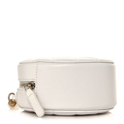 Chanel Calfskin Quilted About Pearls Round Clutch With Chain White 4 of 12