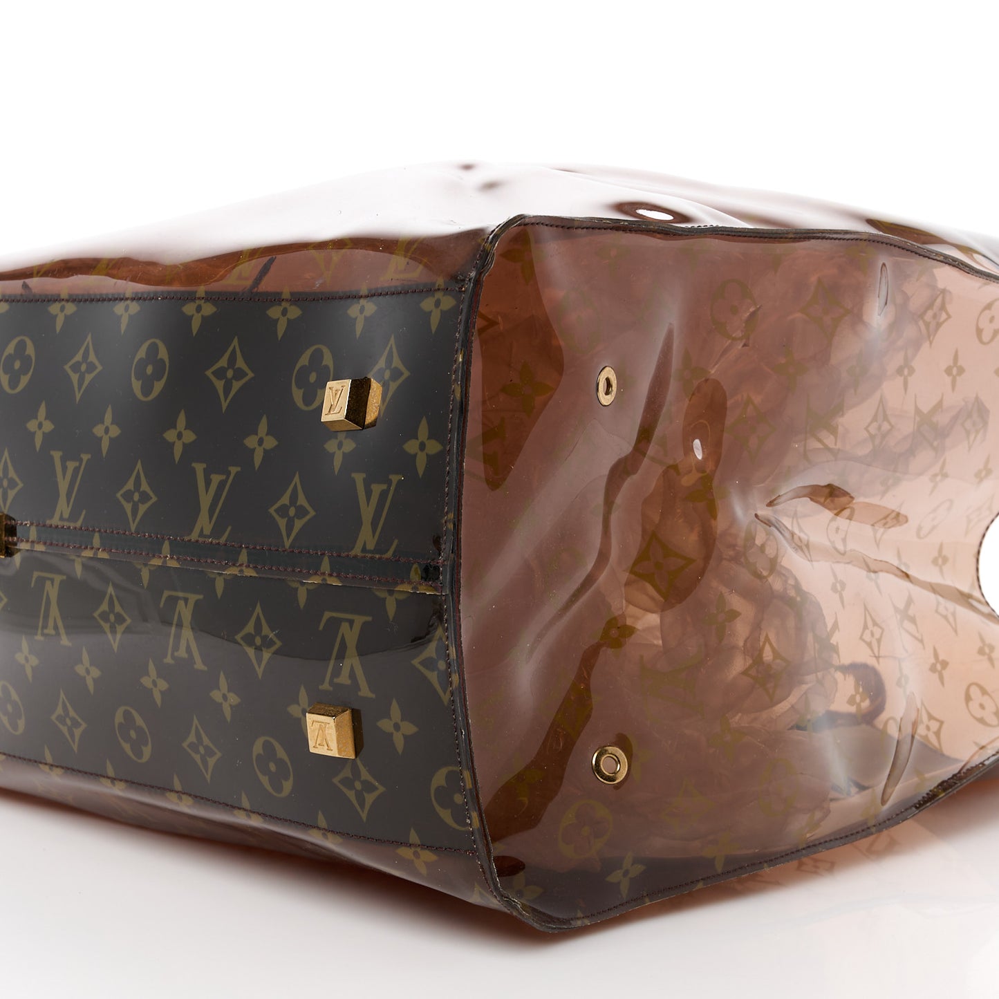 LOUIS VUITTON Vinyl Monogram Ambre Sac Cabas GM