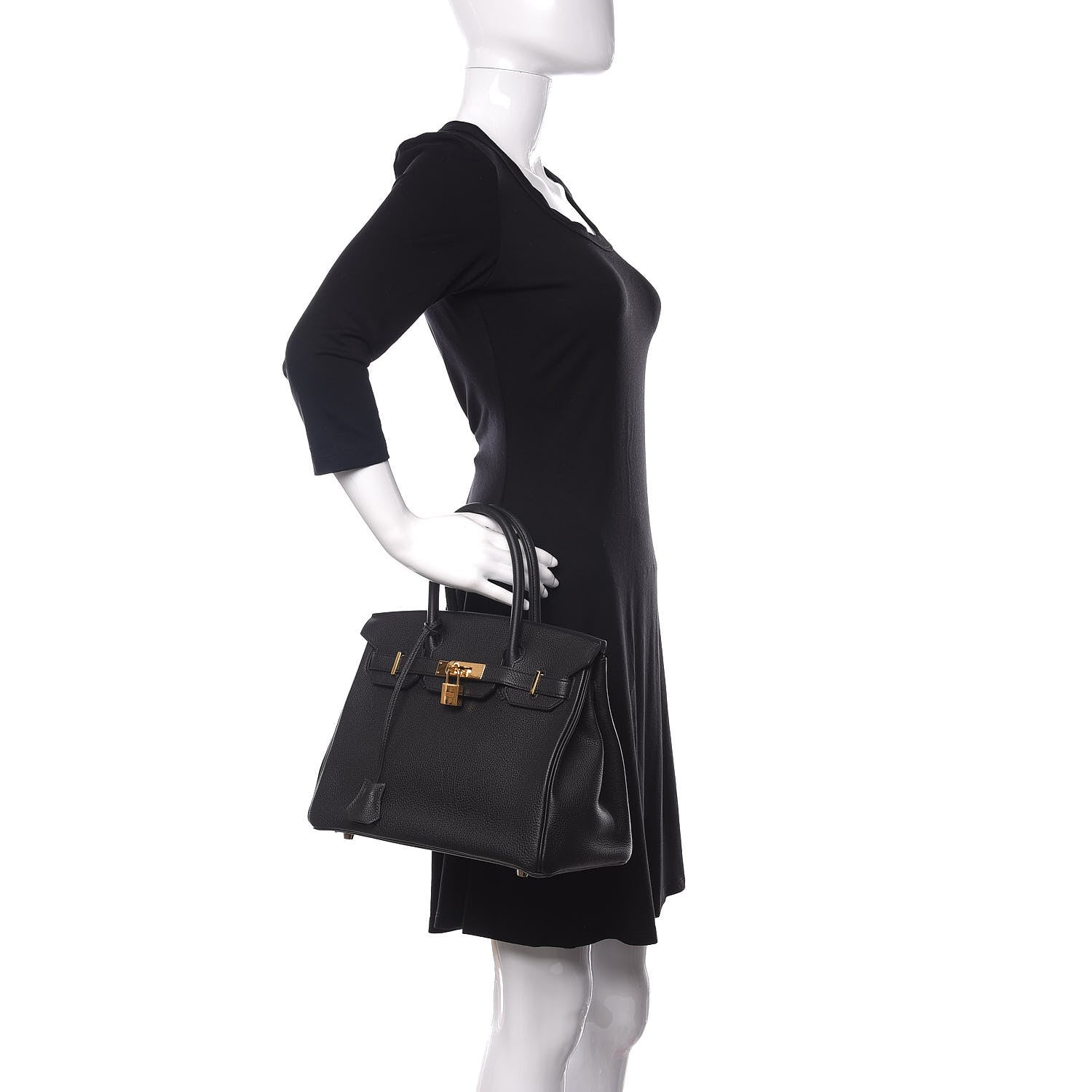 Hermes Togo Birkin 30 Black 2 of 33