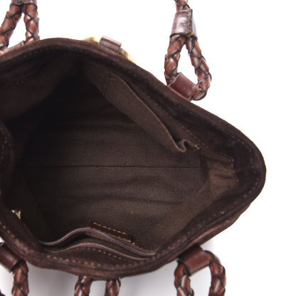 Burberry Suede Tote Brown 4 of 15