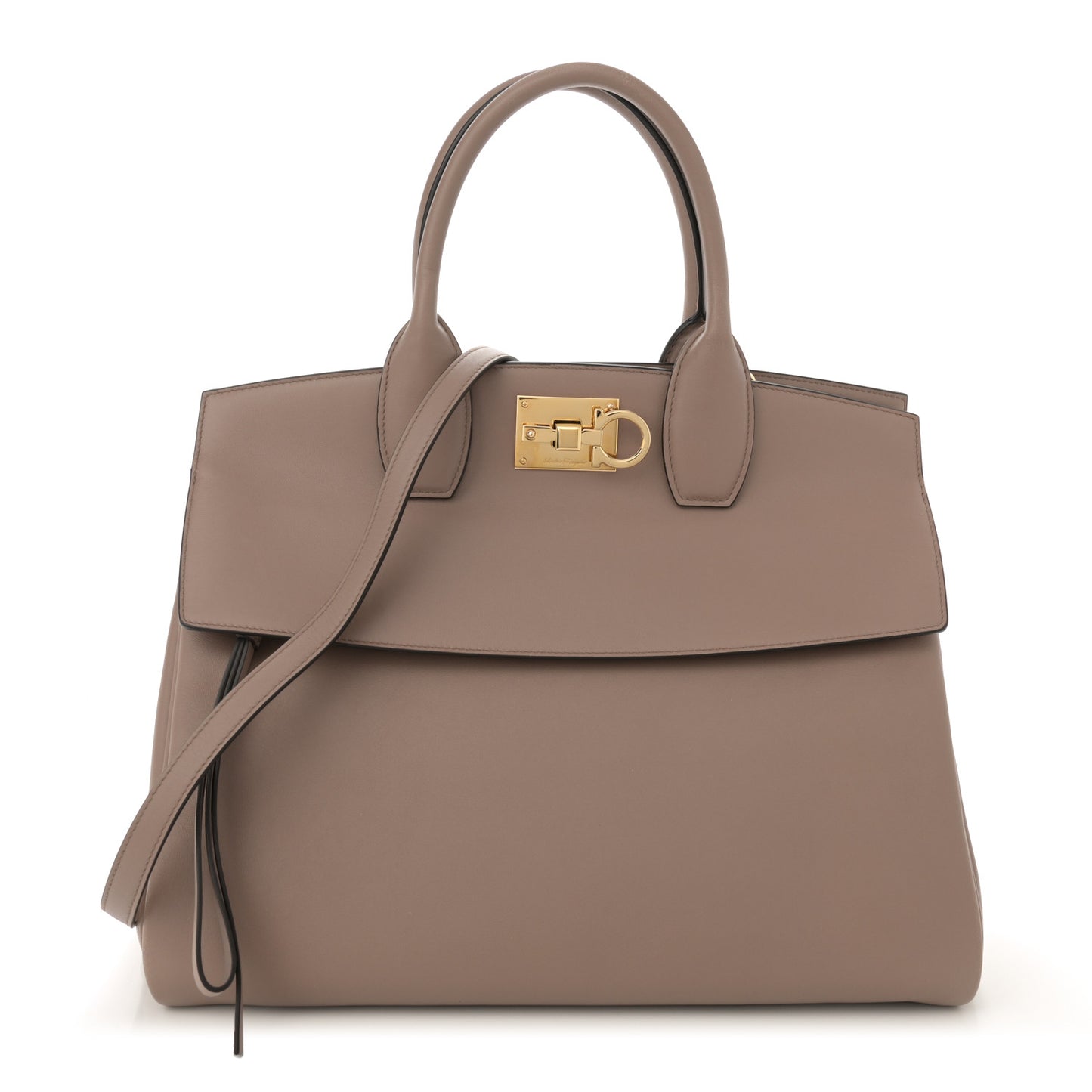Smooth Calfskin Large The Studio Bag Caraway Seed