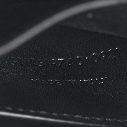 Saint Laurent Smooth Calfskin Classic Monogram Small Kaia Satchel Black 8 of 12