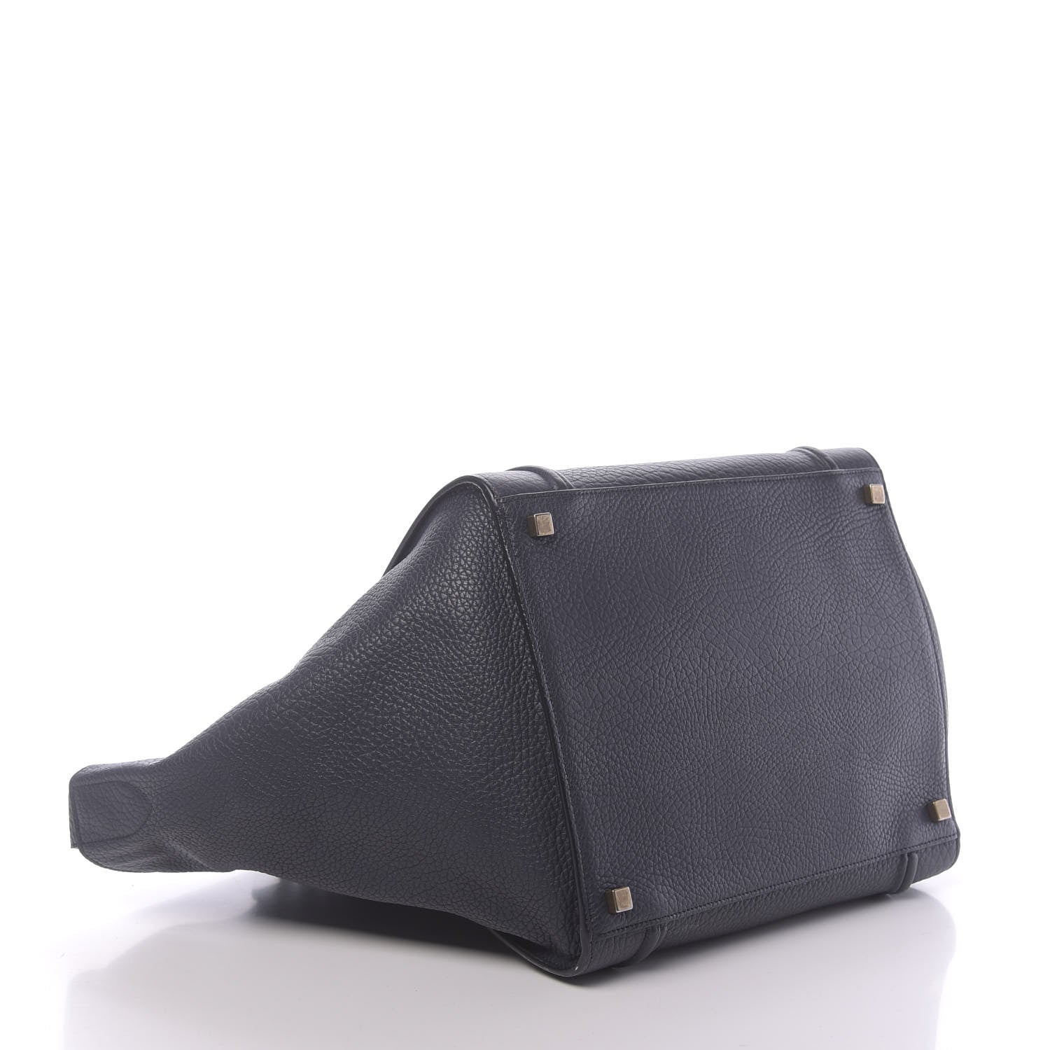 Celine Bullhide Calfskin Medium Phantom Luggage Navy Blue 4 of 10