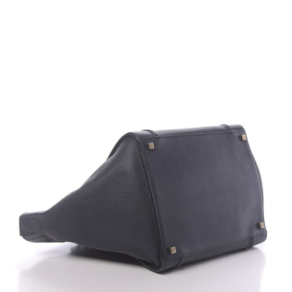 Celine Bullhide Calfskin Medium Phantom Luggage Navy Blue 4 of 10