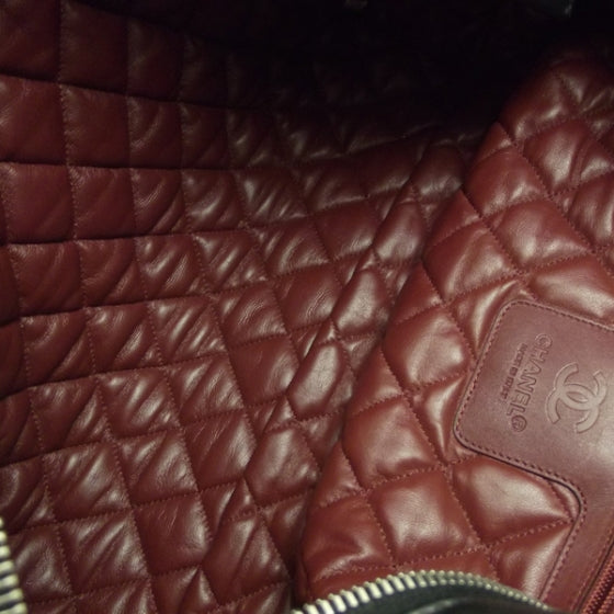 Chanel Lambskin COCO Cocoon Medium Zipped Tote Black 6 of 9