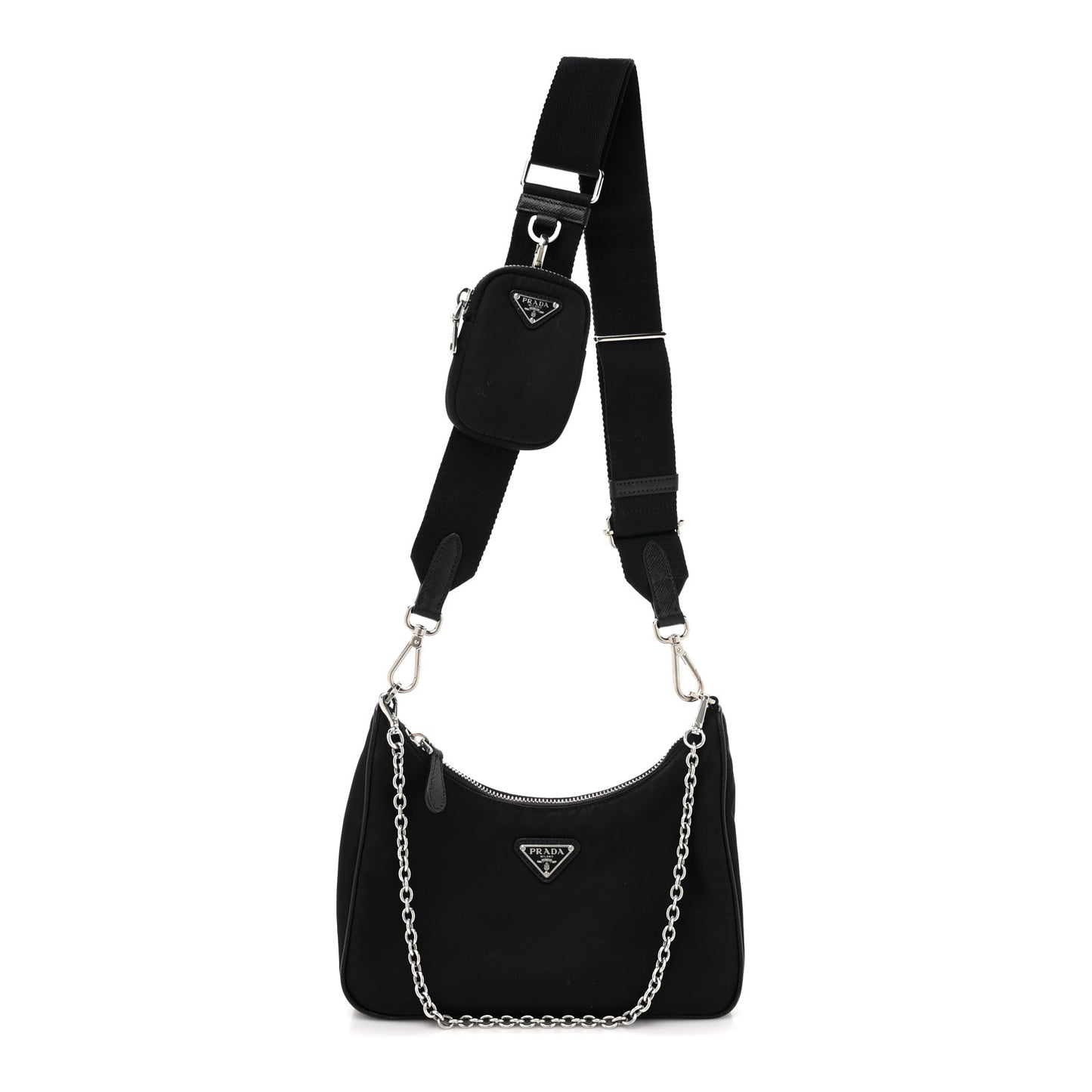 Nylon Re-Edition 2005 Shoulder Bag Black