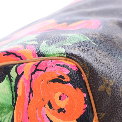 Louis Vuitton Monogram Roses Speedy 30 12 of 15