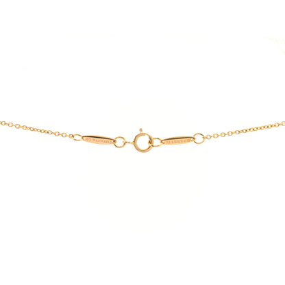 Tiffany 18K Rose Gold Diamond .17ct Elsa Peretti Diamonds by the Yard Pendant Necklace 4 of 6