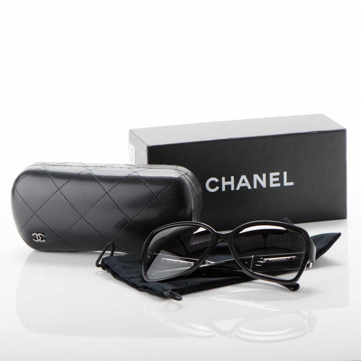 Chanel Patent CC Sunglasses 5230-Q Black 8 of 8