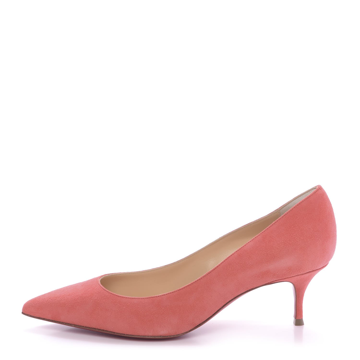 Christian Louboutin Suede Kate 55 Pumps 37.5 Smoothie 1 of 10