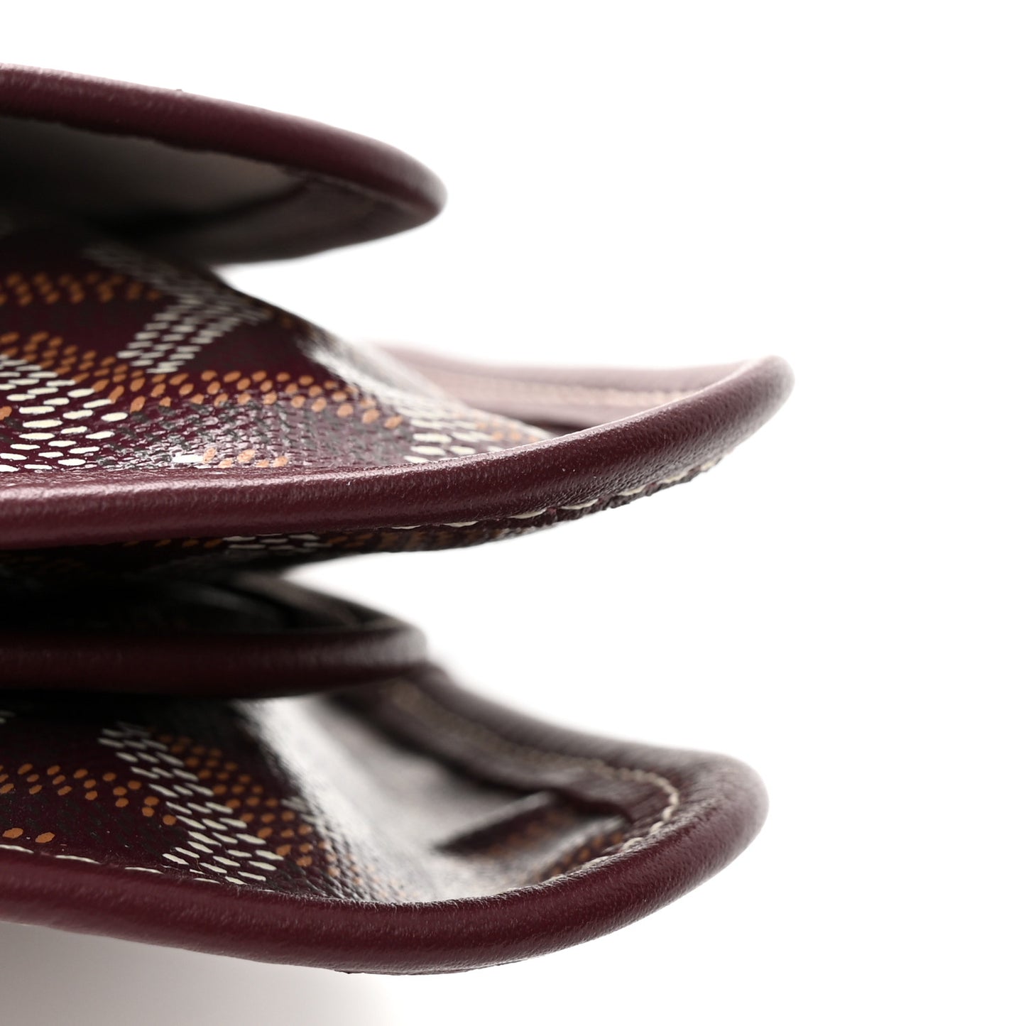 Goyardine Plumet Wallet Clutch Burgundy