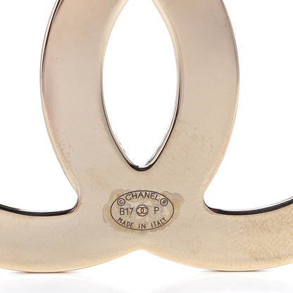 Chanel Metal CC Brooch Light Gold 3 of 4