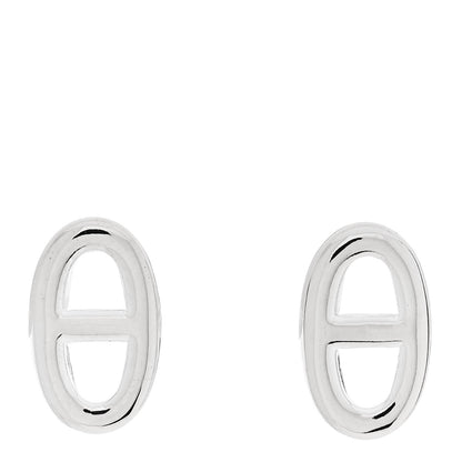 Hermes Sterling Silver TPM Farandole Earrings 1 of 5
