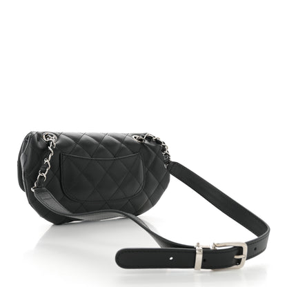 Chanel Calfskin Quilted CC Uniform Flap Belt Bag Black 3 of 10