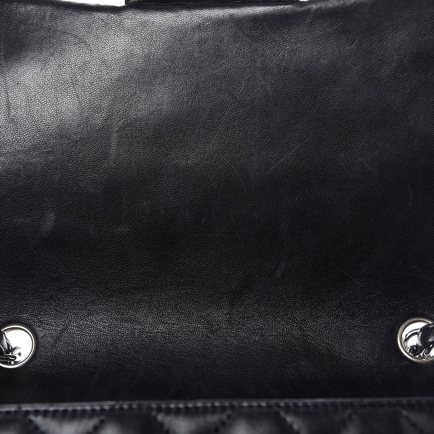 Chanel Lambskin Quilted Jumbo Single Flap Black 12 of 12