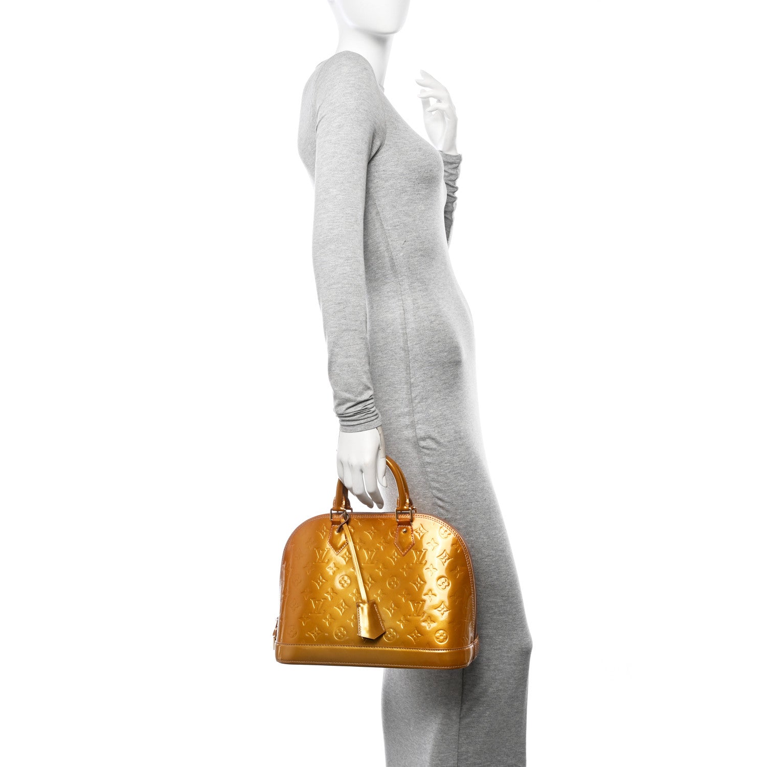 Louis Vuitton Vernis Alma PM Beige Poudre 2 of 15