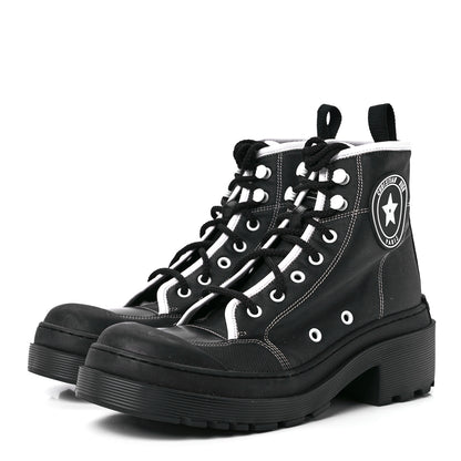 Christian Dior Technical Fabric D-Rise 35mm Boots 39 Black 3 of 9