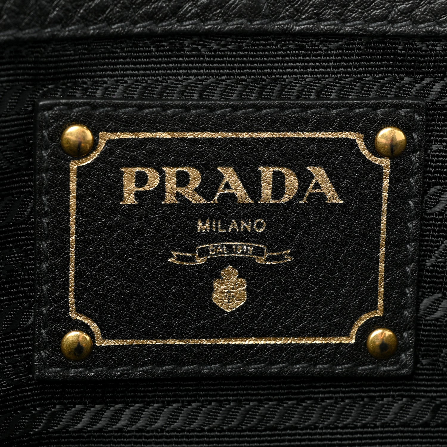 Prada Vitello Daino Shopping Tote Black 5 of 6