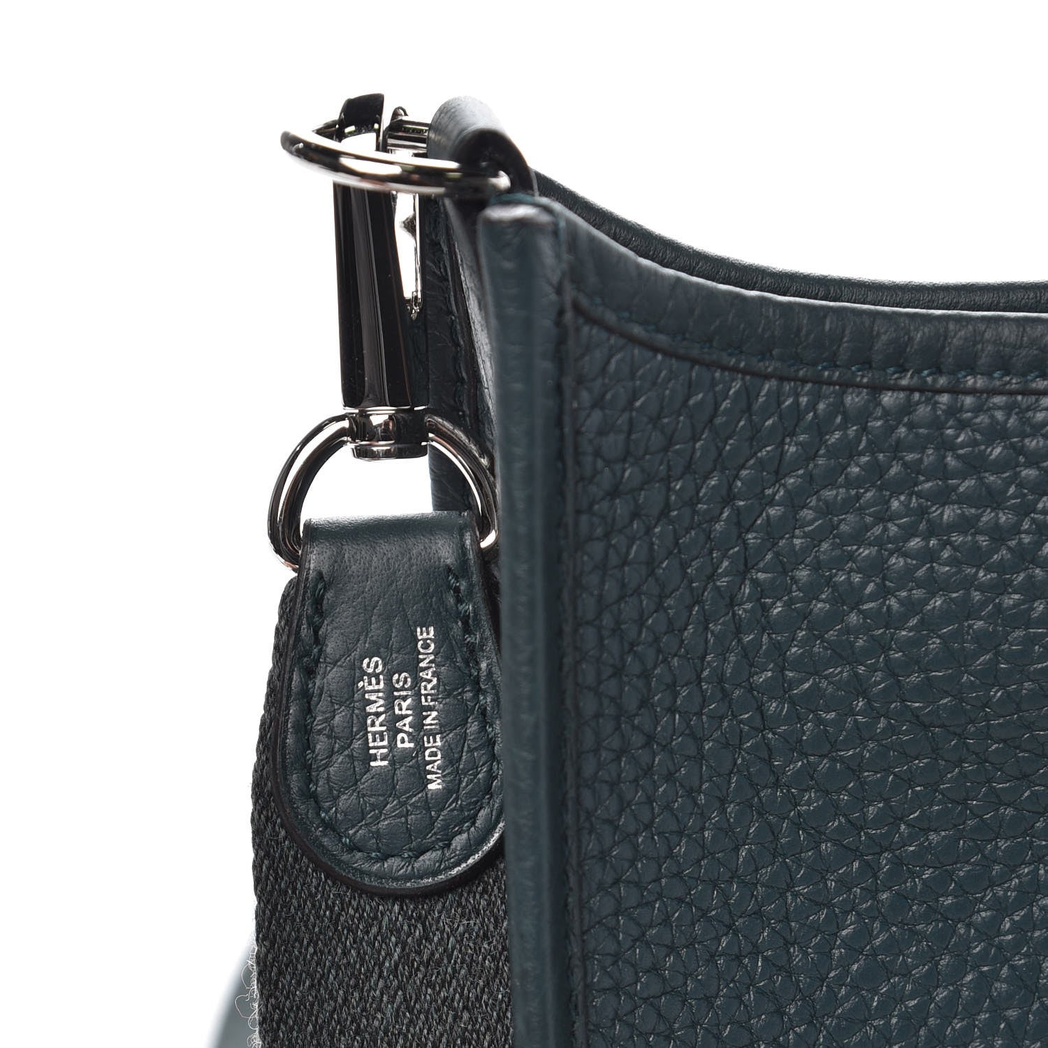 Hermes Taurillon Clemence Amazone Evelyne TPM Vert Cypress 8 of 9
