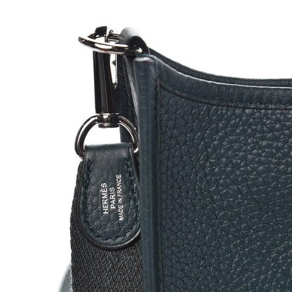 Hermes Taurillon Clemence Amazone Evelyne TPM Vert Cypress 8 of 9