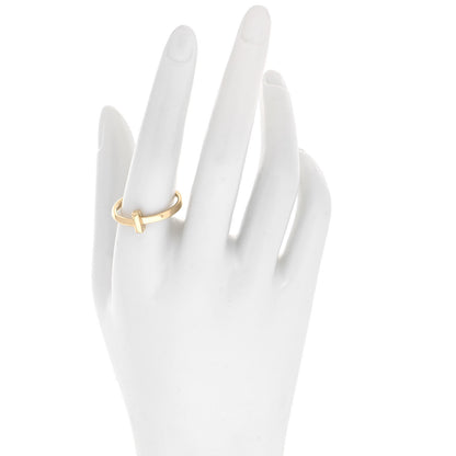Tiffany 18K Yellow Gold T T1 Ring 61 9.5 2 of 5