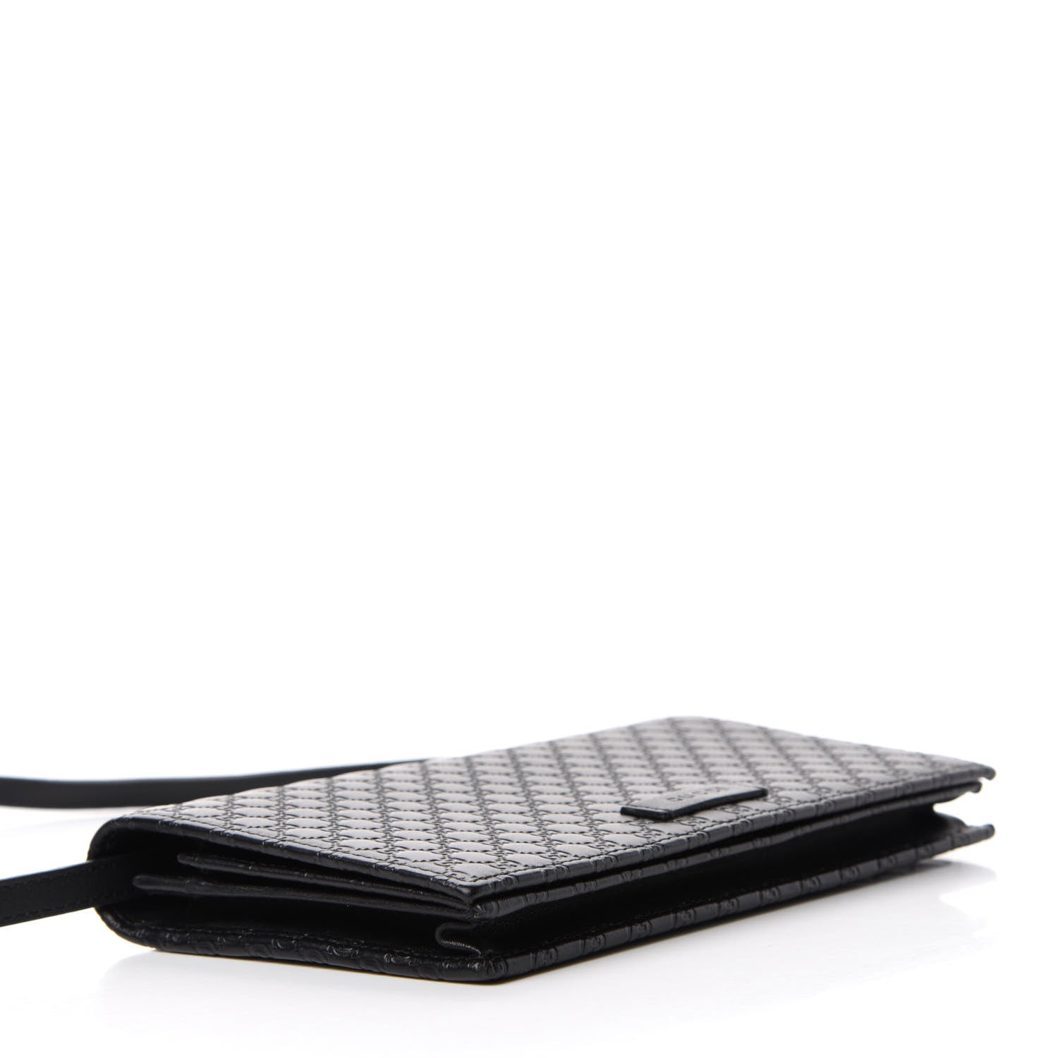 Gucci Microguccissima Crossbody Wallet Black 4 of 11