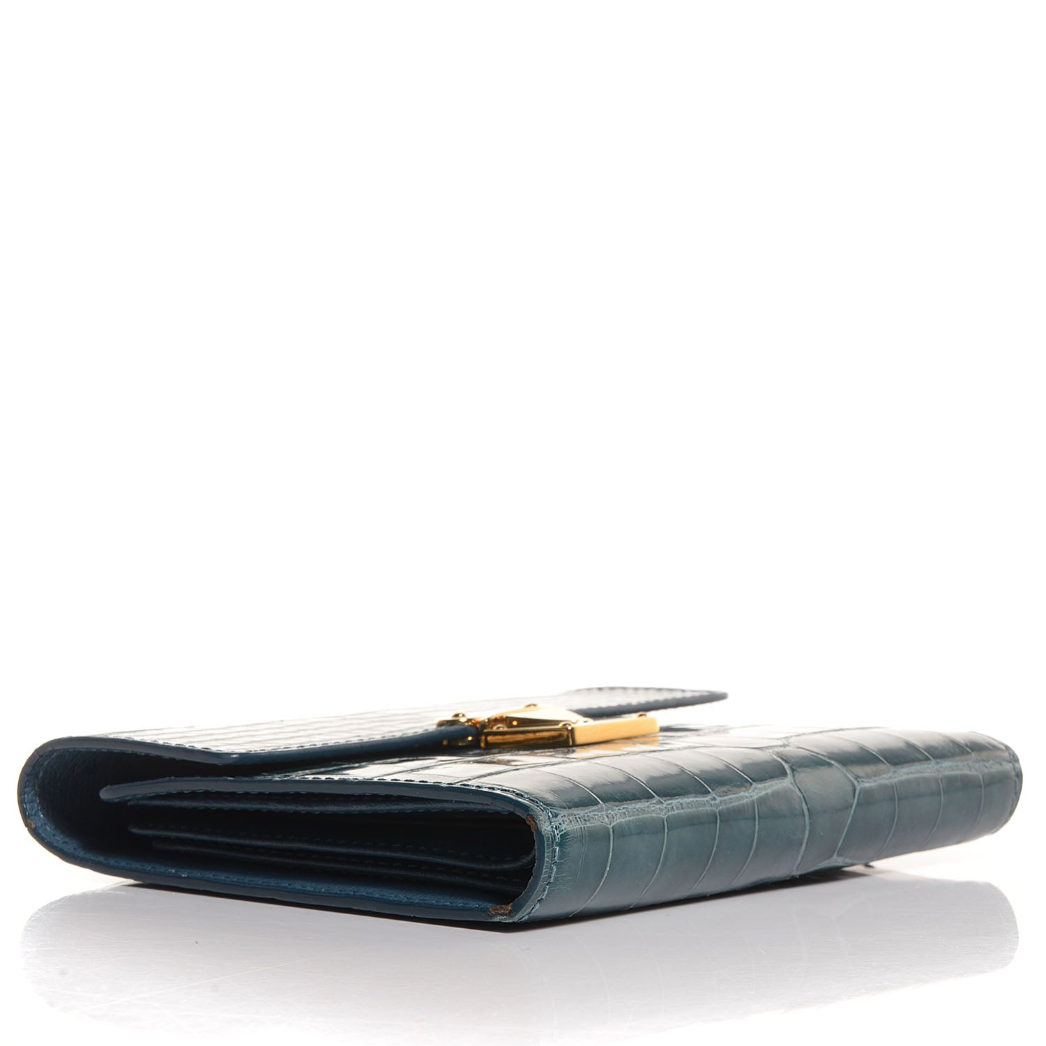 Louis Vuitton Alligator Koala Wallet Blue 4 of 8