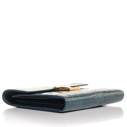 Louis Vuitton Alligator Koala Wallet Blue 4 of 8