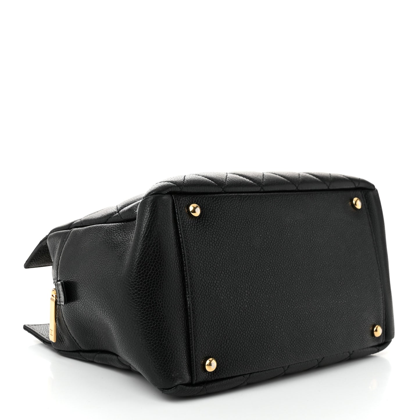 Caviar Quilted Petit Timeless Tote PTT Black