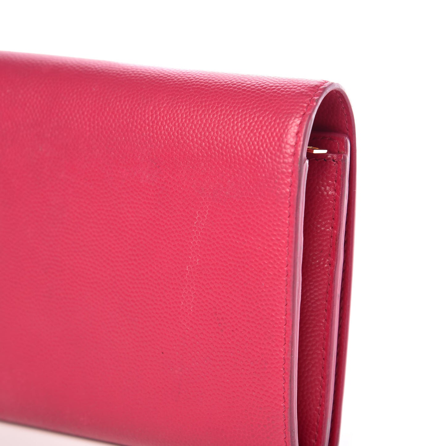 Grain De Poudre Classic Monogram Cassandre Wallet Fuchsia