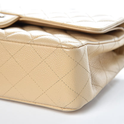 Chanel Caviar Quilted Medium Double Flap Beige Clair 12 of 16
