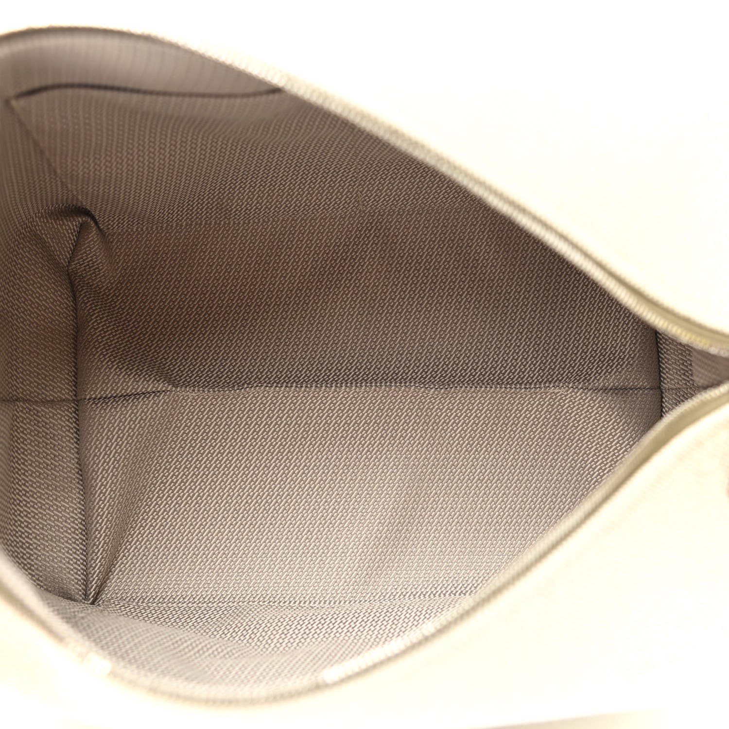 Hermes Canvas Large Bride-A-Brac Pouch Jaune Citron 5 of 9