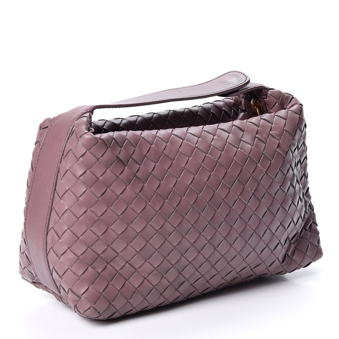 Nappa Intrecciato Large Cosmetic Case Lilac