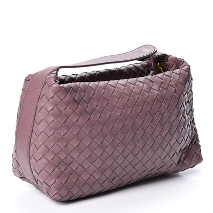 Bottega Veneta Nappa Intrecciato Large Cosmetic Case Lilac 2 of 8